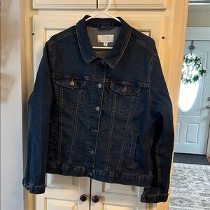 Time and Tru Classic Indigo Denim Jacket